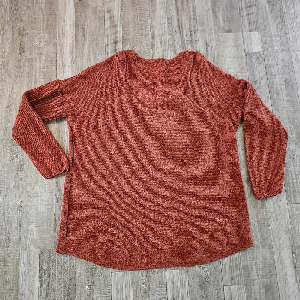 Old Navy Womens V-neck Plus Size Pullover Sweater Rust Size XXL
